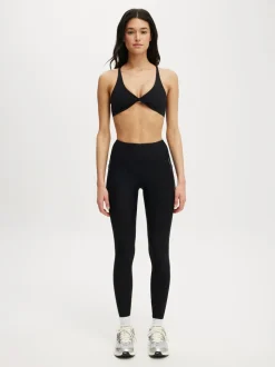 Cotton On Black Fleece Lined Full Length Tights