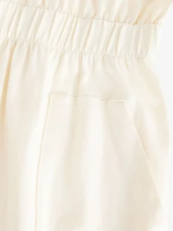 Cream 100% Cotton Summer Midi T-Shirt Dress