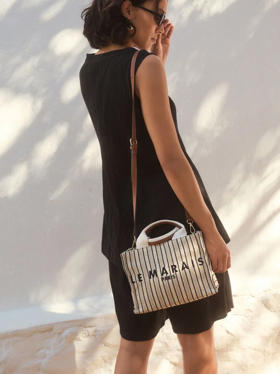 Cream Canvas Hand Held Bag