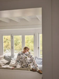 Cream Mermaid Long Sleeve Pyjamas