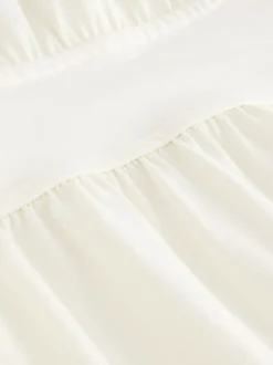 Cream Midi Dress