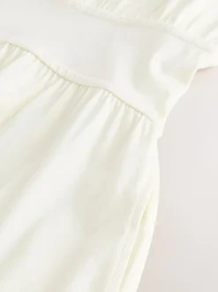Cream Midi Dress