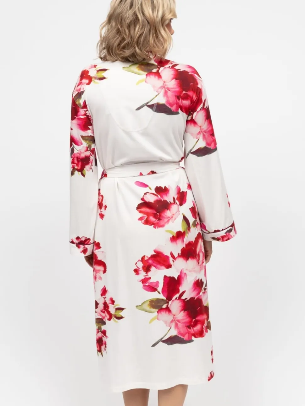 Cyberjammies Red Long Printed Jersey Dressing Gown
