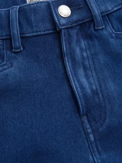 Dark Blue Jersey Denim Leggings