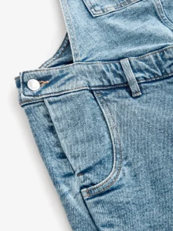 Dark Blue Maternity Denim Dungaree