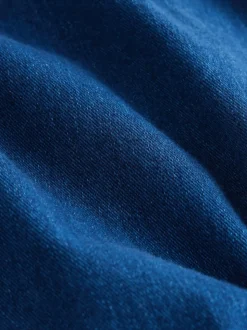 Dark Blue Maternity Wide Leg Denim Leggings