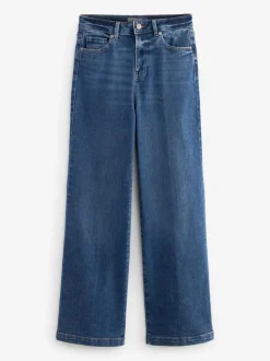 Dark Blue Wide Leg Jeans