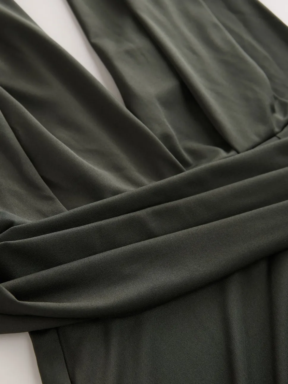 Dark Green Jersey Multiway Wedding Guest Bridesmaid Maxi Dress