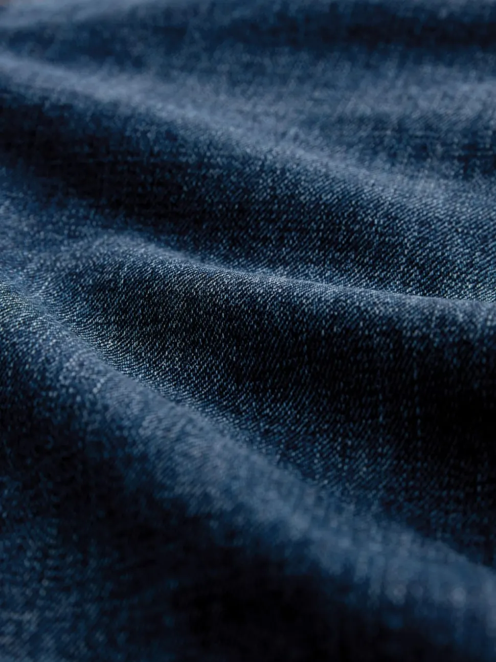 Denim Dark Blue Mid Rise Authentic Bootcut Jeans