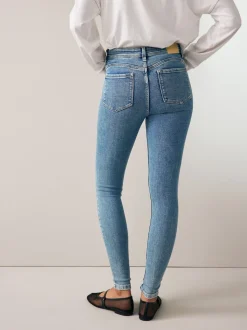 Denim Mid Blue Supersoft Skinny Jeans