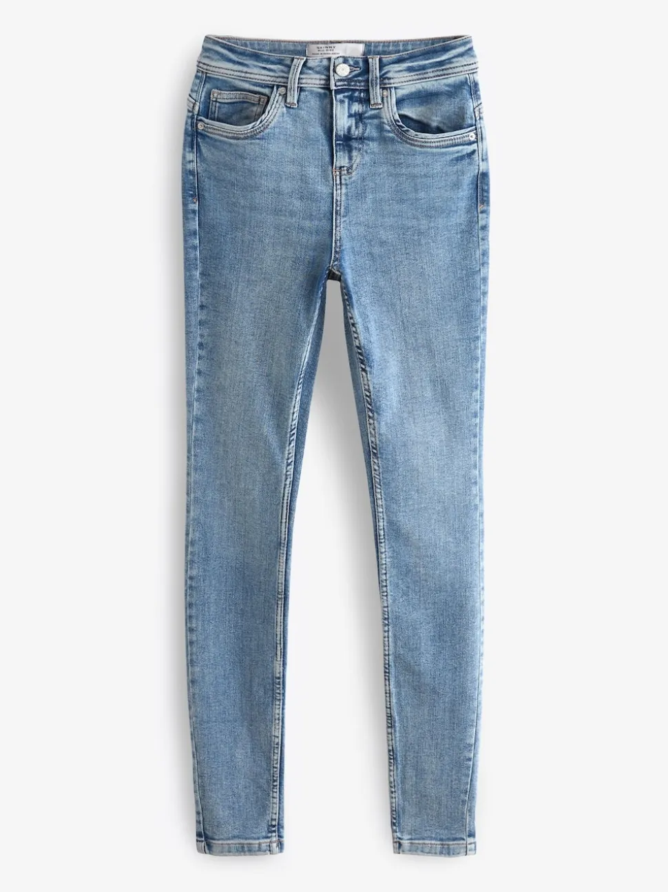Denim Mid Blue Supersoft Skinny Jeans
