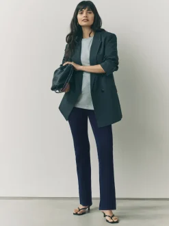 Denim Rinse Jersey Bootcut Leggings