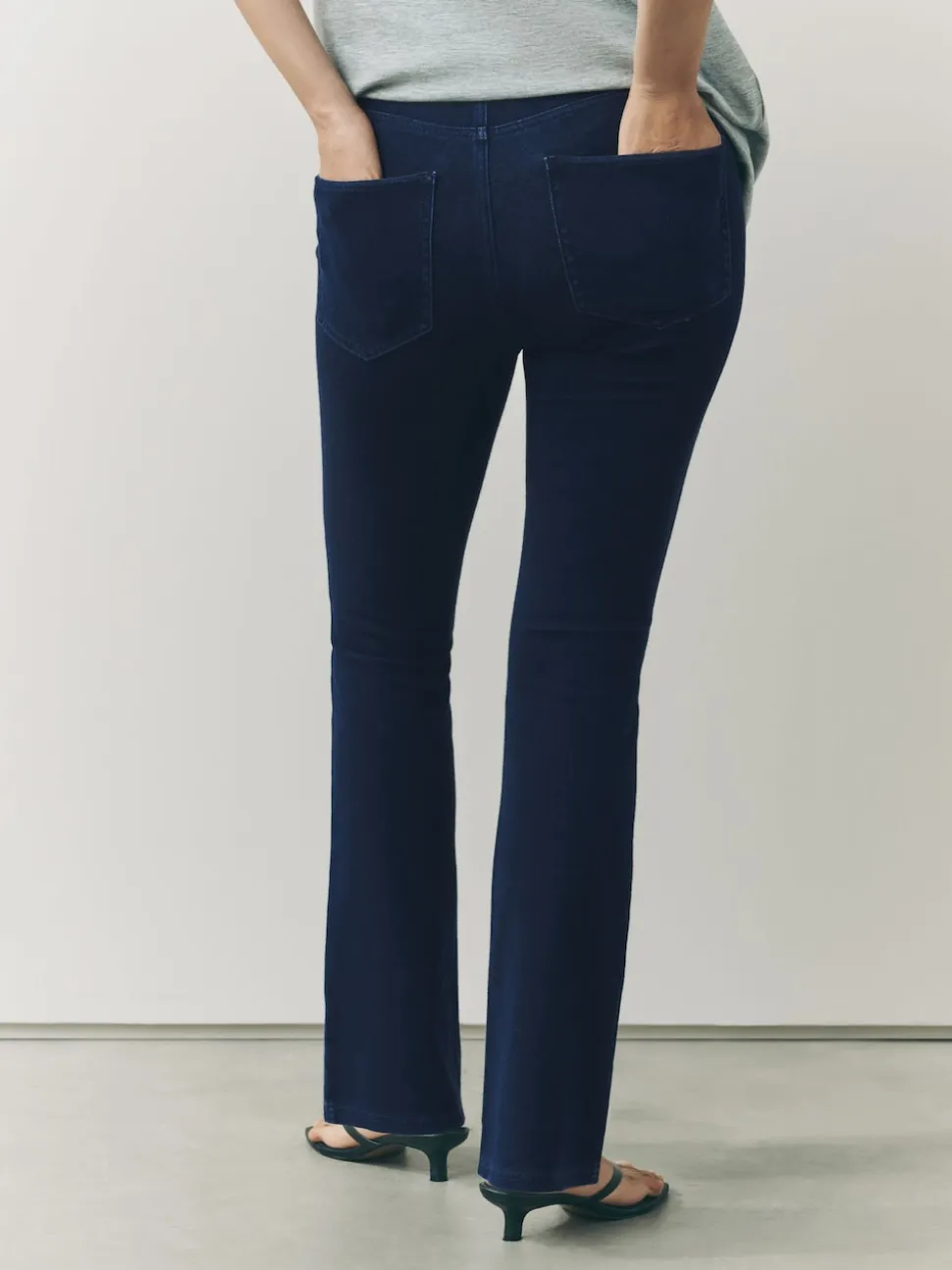 Denim Rinse Jersey Bootcut Leggings