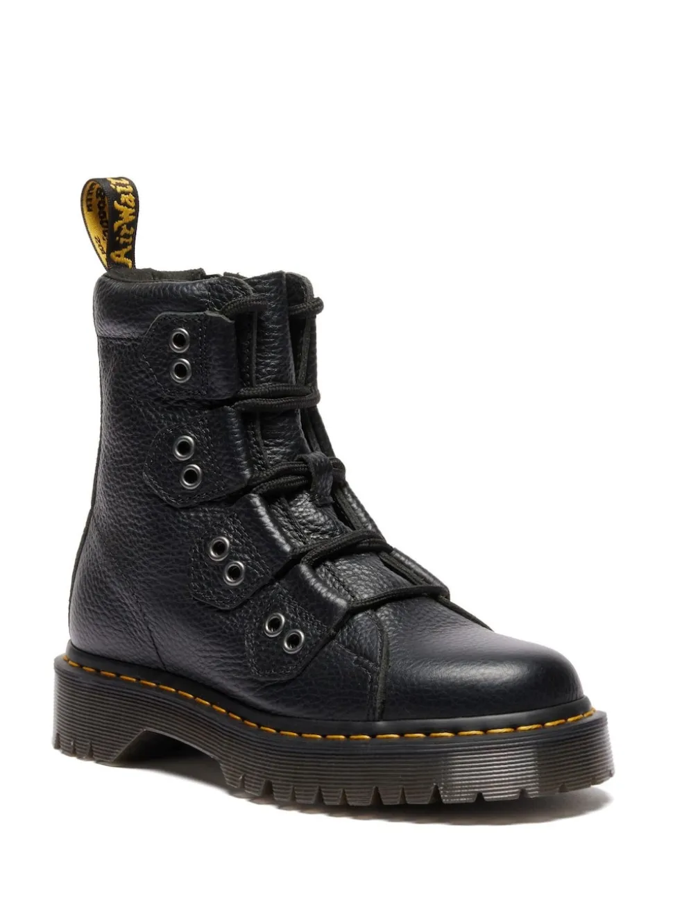 Dr. Martens Black 1460 Bex Ltt Milled Nappa Boots