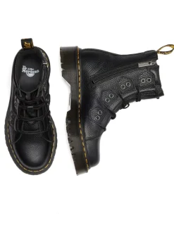 Dr. Martens Black 1460 Bex Ltt Milled Nappa Boots