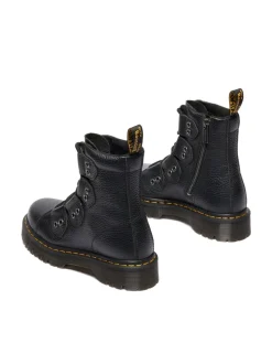Dr. Martens Black 1460 Bex Ltt Milled Nappa Boots
