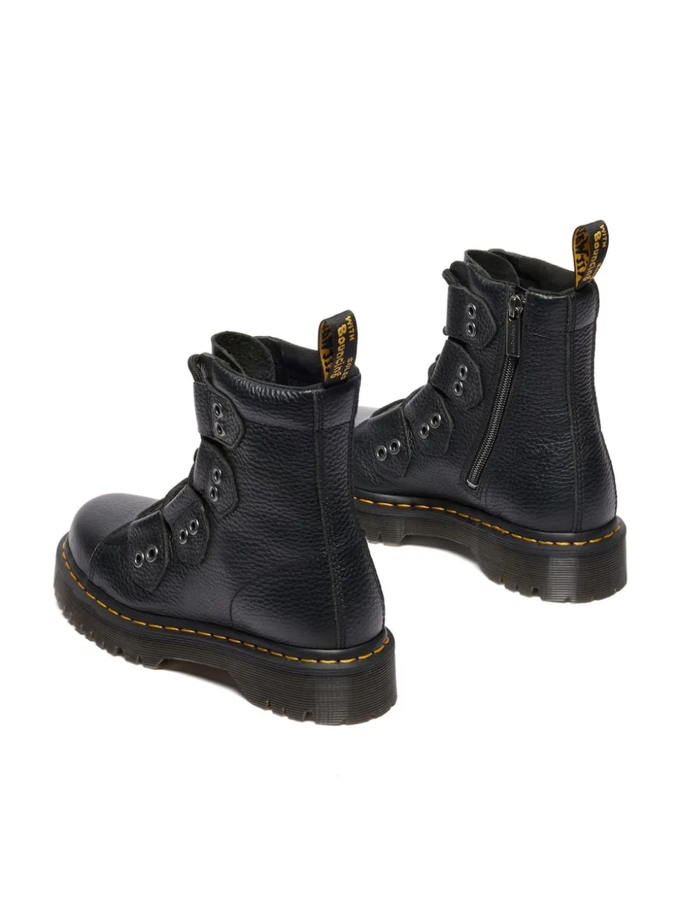 Dr. Martens Black 1460 Bex Ltt Milled Nappa Boots