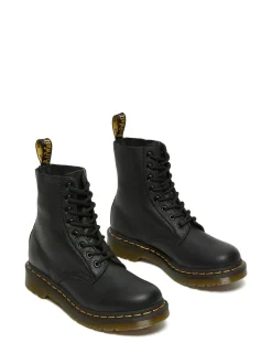Dr. Martens Black 1460 Pascal Virginia Lace-Up Leather Boots