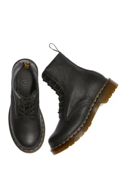 Dr. Martens Black 1460 Pascal Virginia Lace-Up Leather Boots