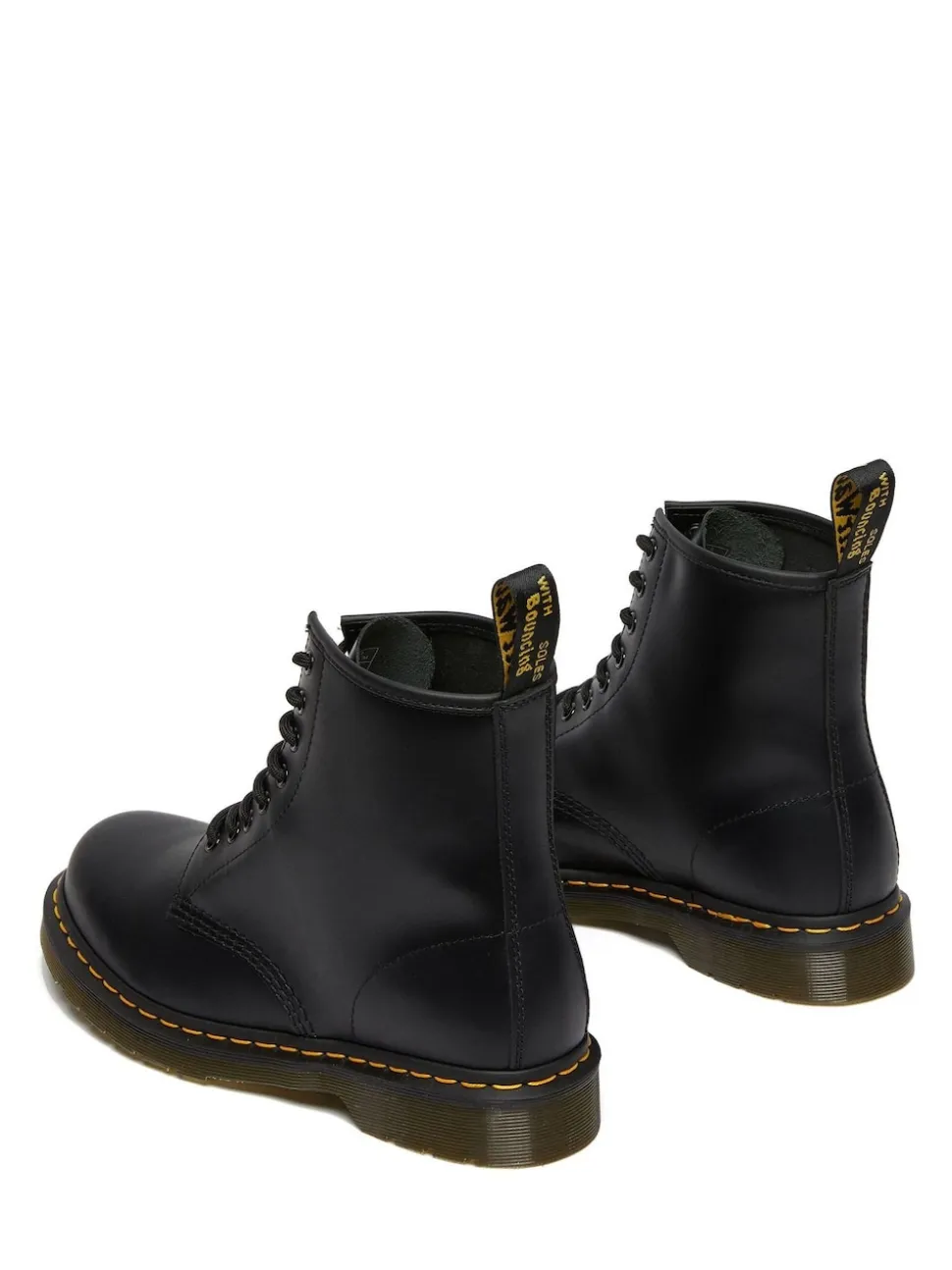 Dr. Martens Black 1460 Smooth Lace-Up Unisex Leather Boots