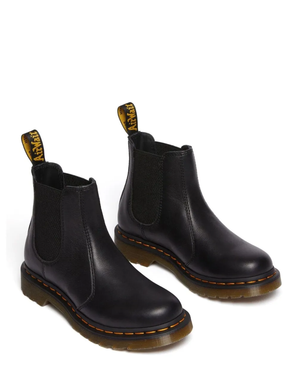 Dr. Martens Black 2976 Virginia Chelsea Leather Boots