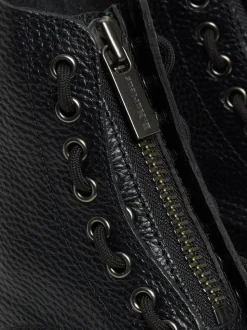 Dr. Martens Black Sinclair Milled Nappa Leather Boots