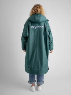dryrobe Green Advance Adult Long Sleeve Changing Robe