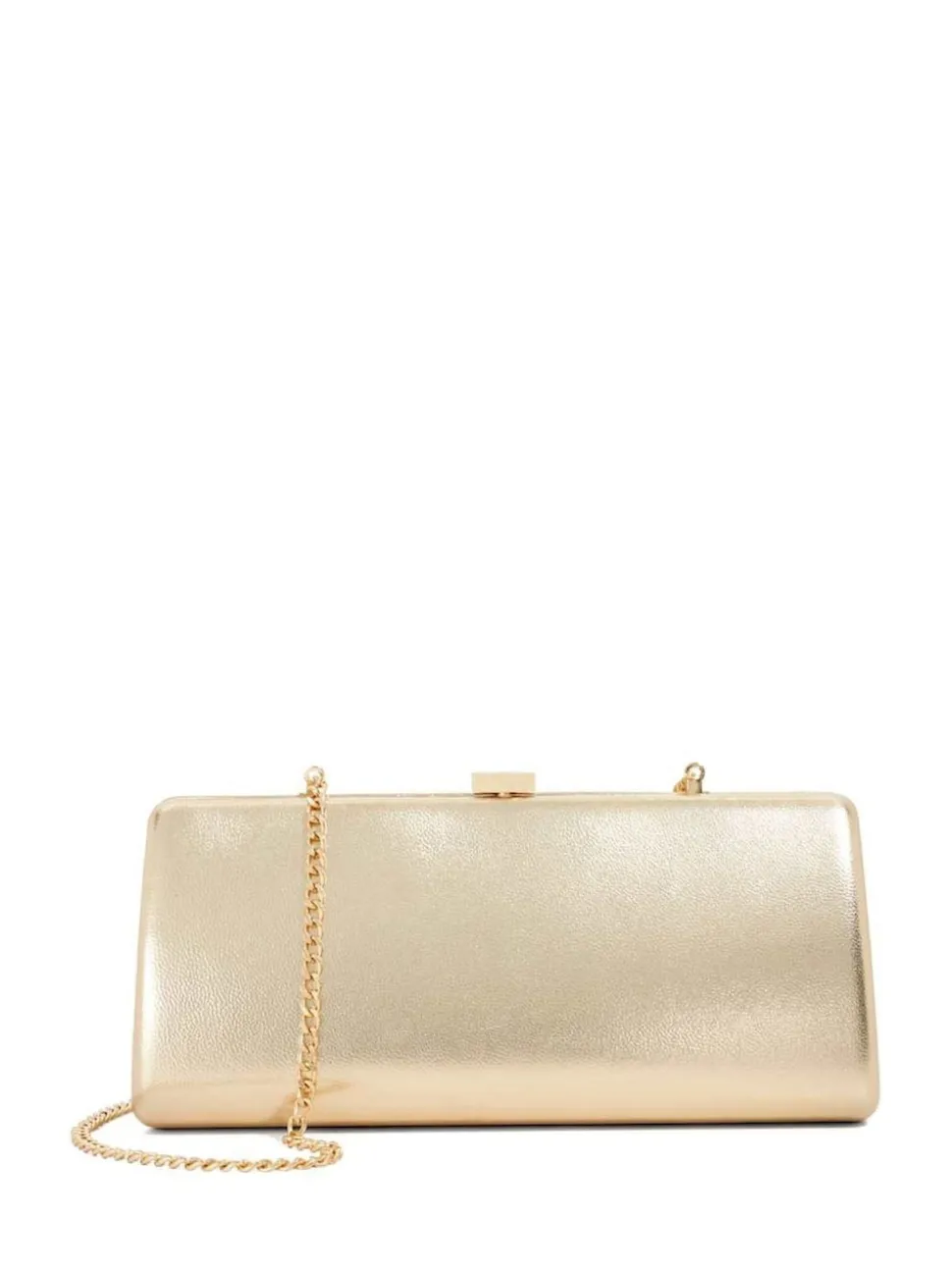 Dune London Gold Belinda Tear Drop Clutch