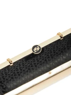 Dune London Gold Belinda Tear Drop Clutch