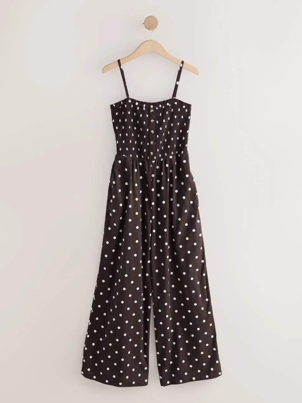 Ecru Bandeau Jumpsuit with Linen