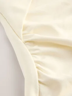 Ecru Cream Utrim Tummy Control Plunge Swimsuit
