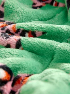 Eleanor Bowmer Leopard Print Fleece Robe