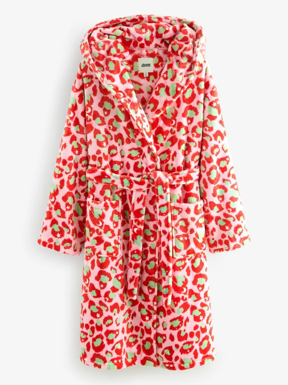 Eleanor Bowmer Leopard Print Fleece Robe