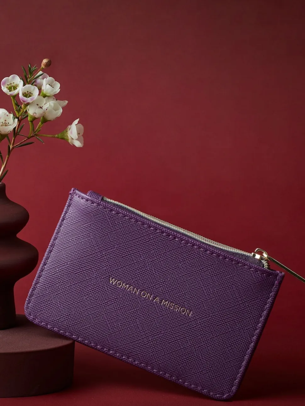 Estella Bartlett Purple Card Purse