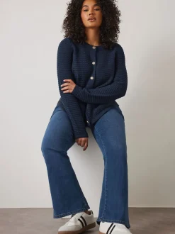 Evans Blue Denim Bootcut Jeans