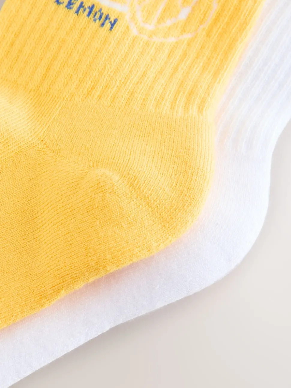 Fanta Lemon License Ribbed Ankle Socks 2 Pack