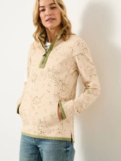 FatFace Airlie Multi Cherry Print Half Neck Sweat