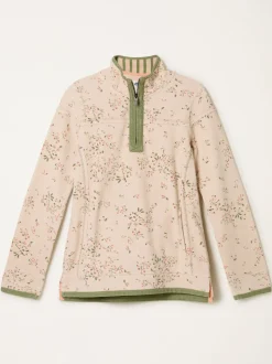 FatFace Airlie Multi Cherry Print Half Neck Sweat