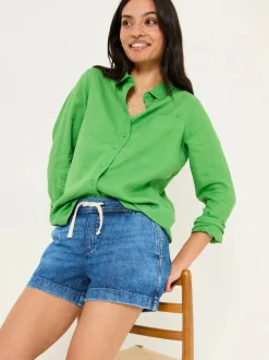 FatFace Ashby Dark Vintage Blue Drawstring Shorts