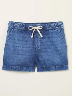 FatFace Ashby Dark Vintage Blue Drawstring Shorts