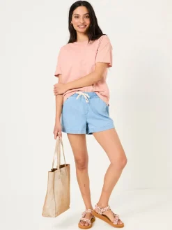 FatFace Ashby Light Vintage Blue Drawstring Shorts