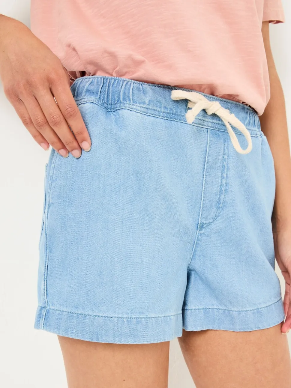 FatFace Ashby Light Vintage Blue Drawstring Shorts