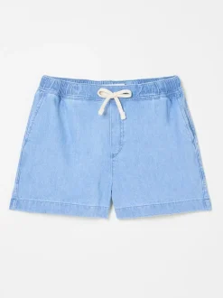 FatFace Ashby Light Vintage Blue Drawstring Shorts
