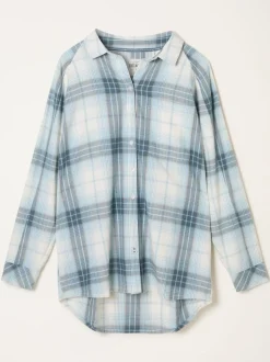FatFace Bessie Light Blue Check Shirt