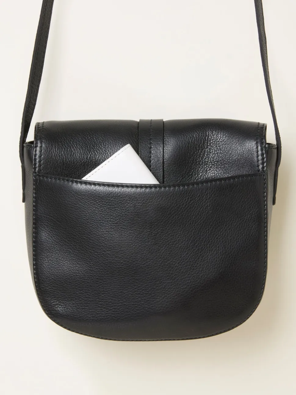 FatFace Black Sofia Saddle Crossbody Bag