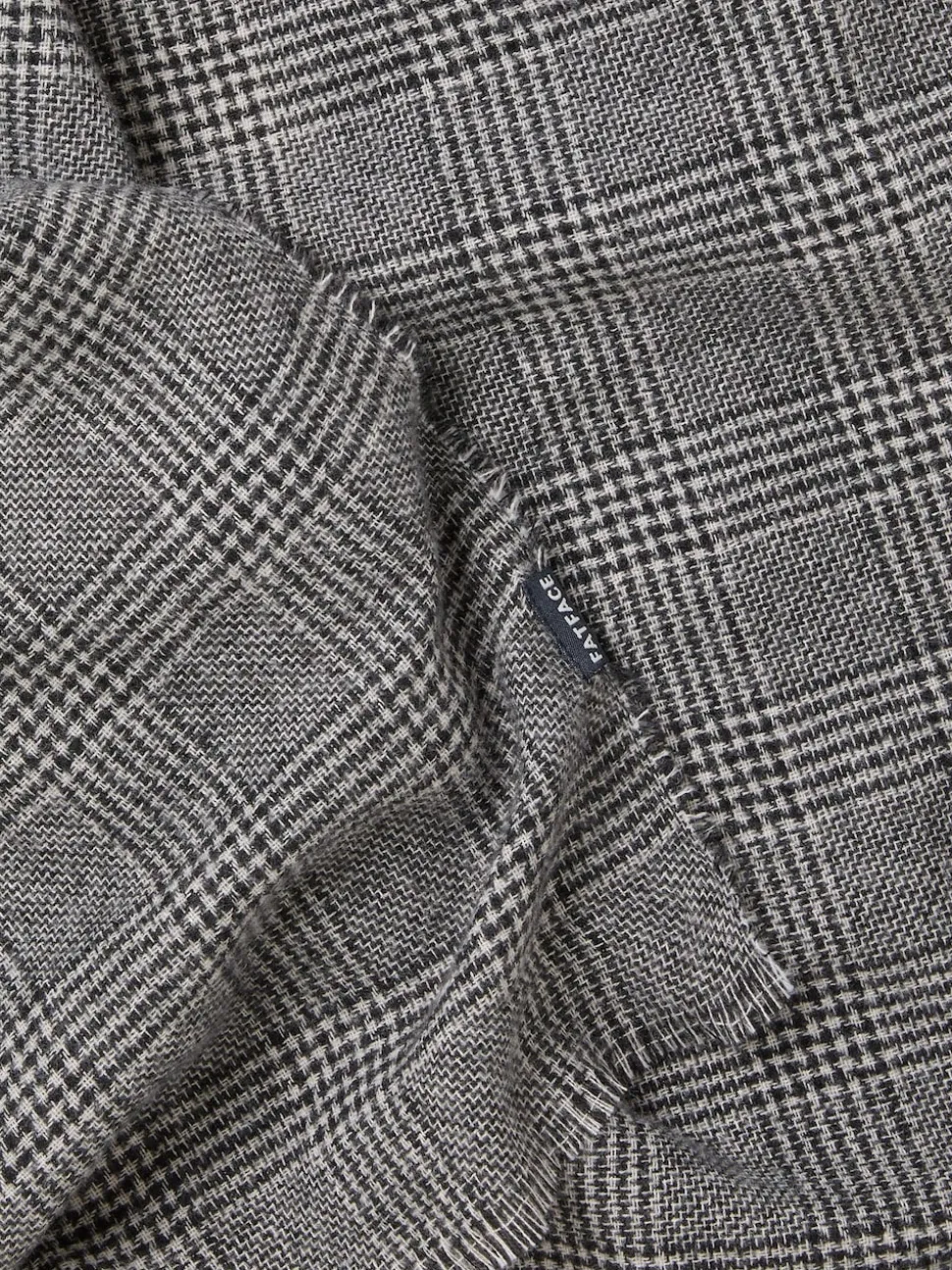 FatFace Black Tweed Scarf