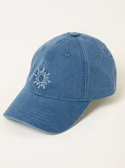 FatFace Blue Embroidered Sun Cap