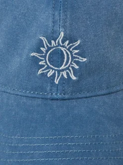 FatFace Blue Embroidered Sun Cap