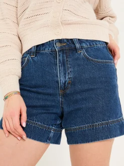 FatFace Broadway Denim Vintage 100% Cotton Denim Shorts