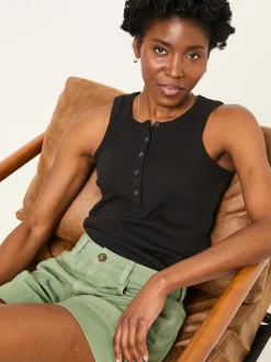 FatFace Broadway Mint Green Woven Shorts